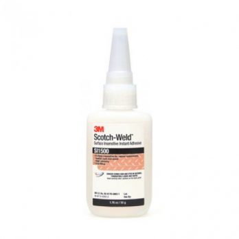 SI1500 scotch-weld клей цианакрилатный однокомпонентный прозрачный, 20г