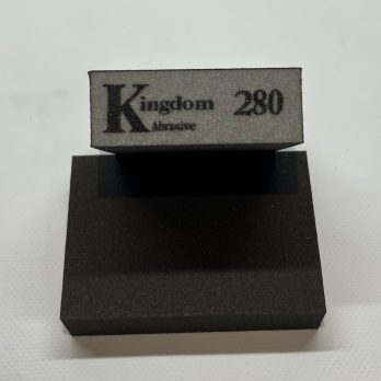 Губка Четырехсторонняя Kingdom Abrasive 280 (Размер 90х55х25 мм)
