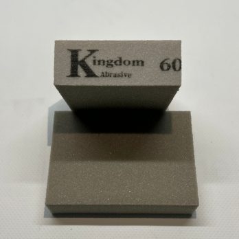 Губка Четырехсторонняя Kingdom Abrasive 60 (Размер 90х55х25 мм)